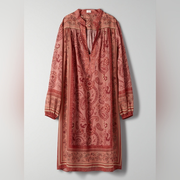 Wilfred Rust Paisley Tunic Dress - Picture 5 of 5